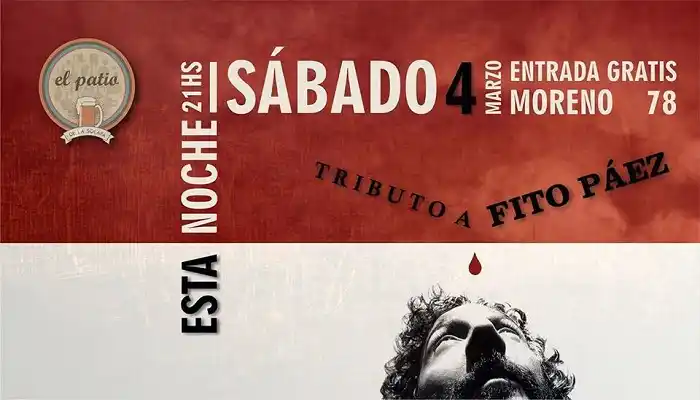 Esta noche: Tributo a Fito Páez con entrada gratuita 
