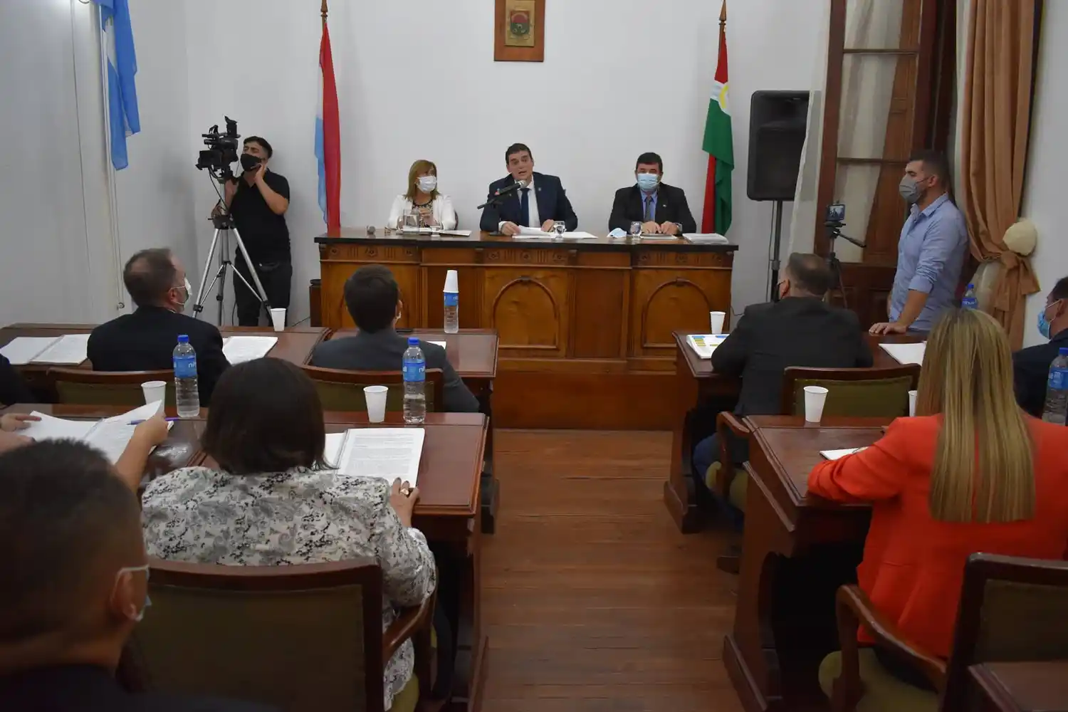 Cavagna realizó el ante último informe de su  gestión