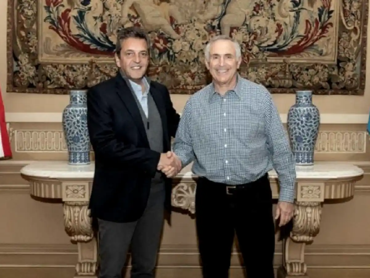 Massa se reunió con Marc Stanley, el embajador de Estados Unidos