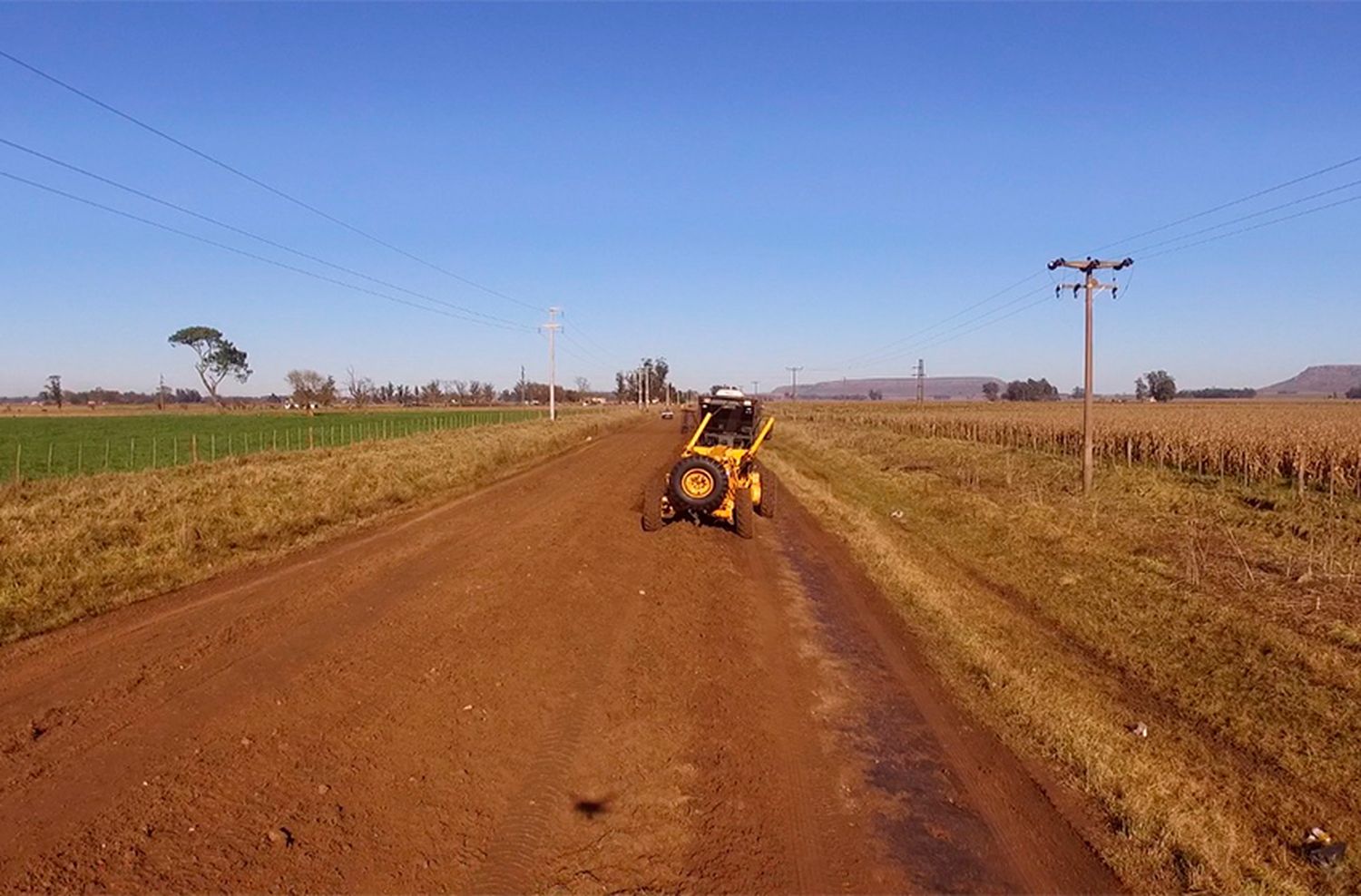 Caminos Rurales: Vialidad realiza obras viales en Chascomús