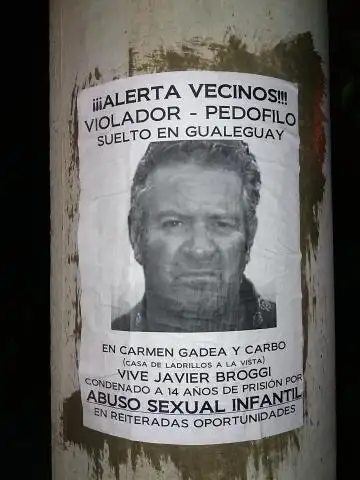 Escracharon la vivienda del condenado por violación Javier Broggi 