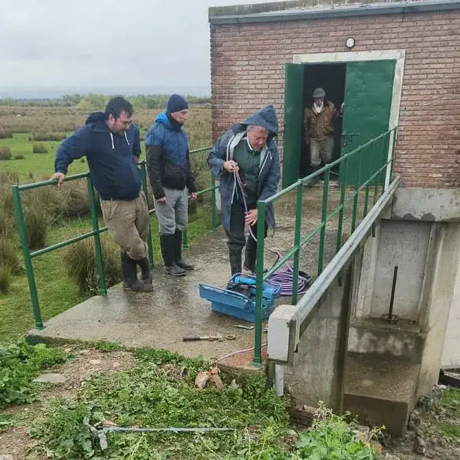 Robaron cables de una estación de bombeo y pusieron en riesgo su funcionamiento tras las intensas lluvias