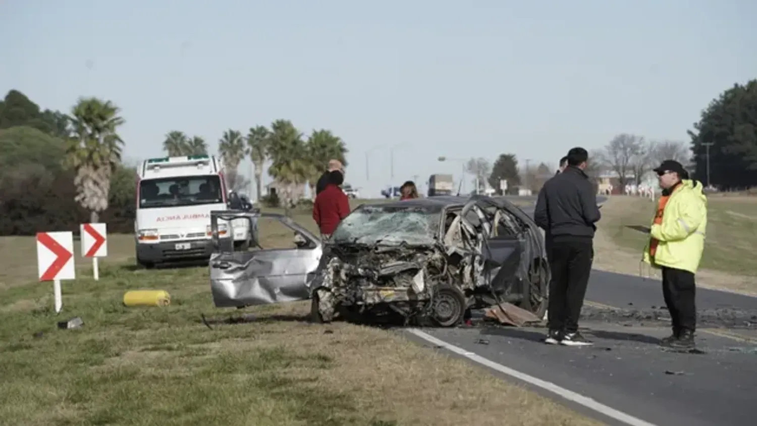 Choque fatal en Rosario: tres muertos y un herido sobre la Ruta Provincial 14