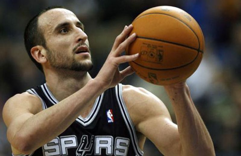 Ginóbili se convirtió en el máximo goleador zurdo en los playoff de la NBA