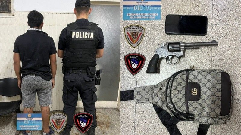 Preocupación en una escuela santafesina: un alumno de 14 años llevó un revólver calibre .38 en la mochila