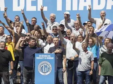 Desde uno de los sectores de la CGT señalaron que "se sostiene la movilización", por lo que la central obrera participará de la protesta convocada para las 14 frente al Parlamento.