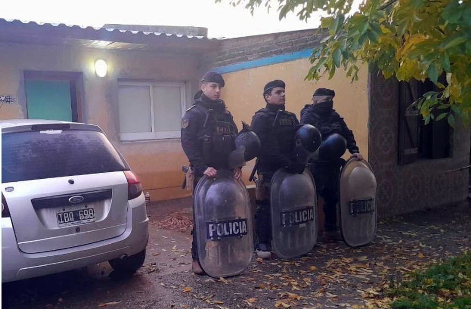 Operativo. Policial en un inmueble de calle 543 bis, donde se apresó a un sospechoso