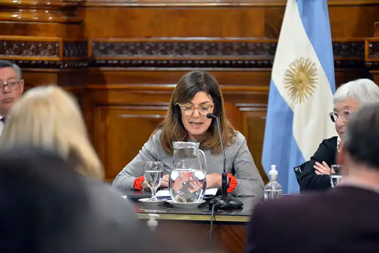 Josefina Ignacio expuso en el Senado de la Nación
