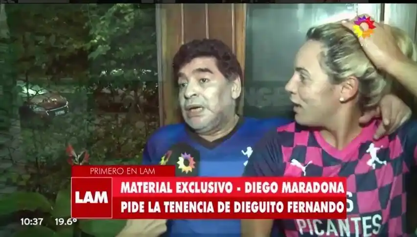Diego Maradona quiere la tenencia de Dieguito Fernando