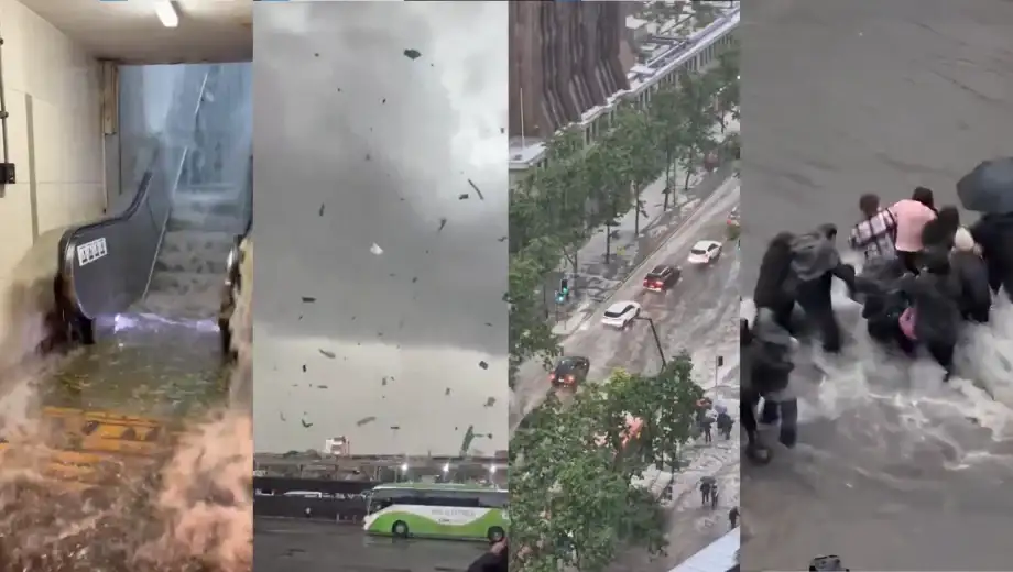 tornado en Santiago