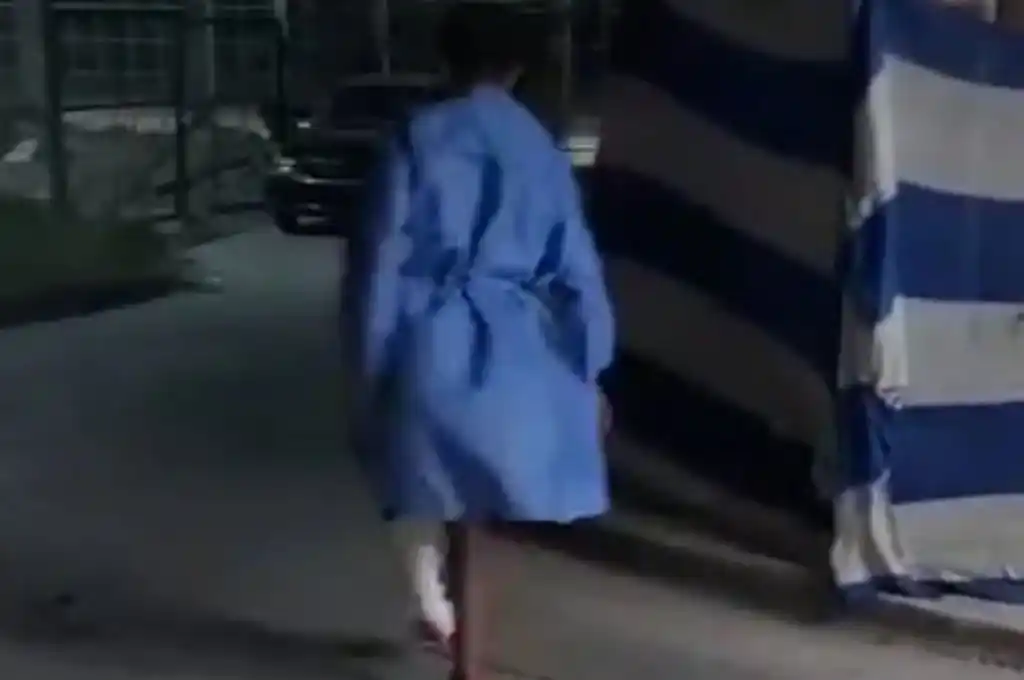 Escapó del hospital tras recibir las curaciones