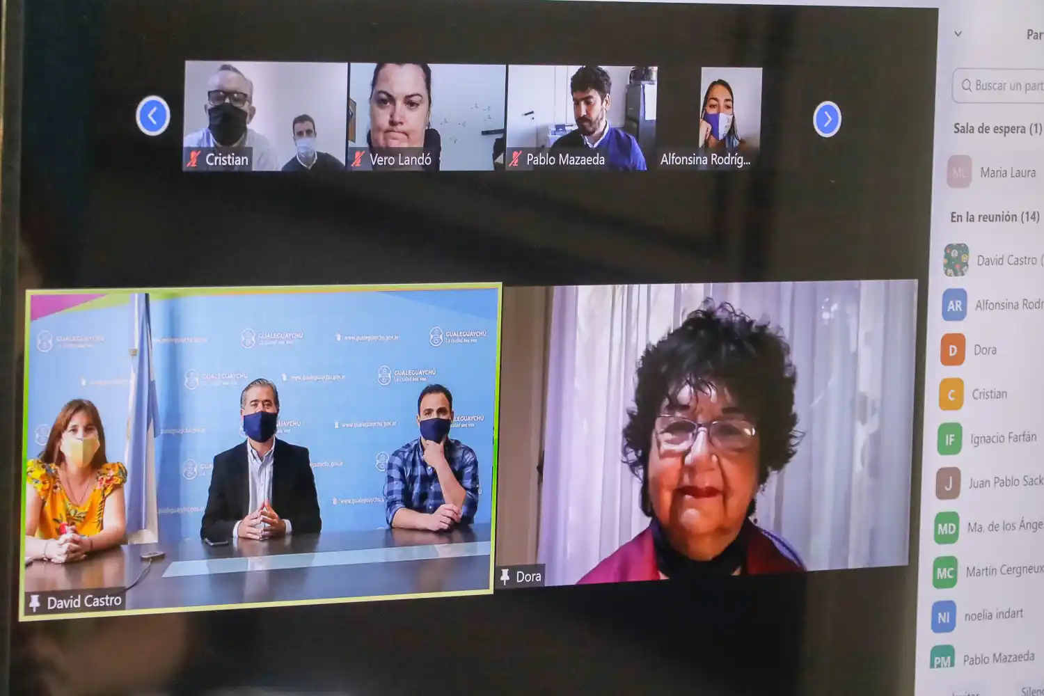 El intendente Piaggio encabezó una capacitación junto a Dora Barrancos