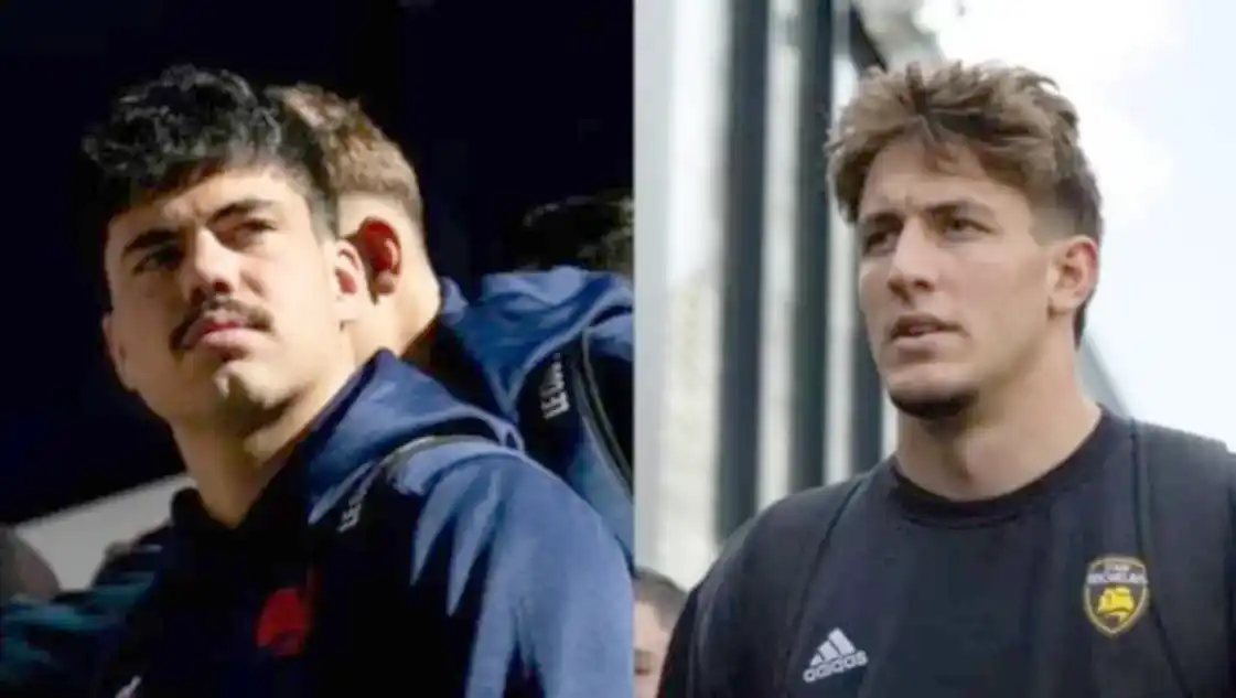Jégou y Auradou, los rugbiers franceses.