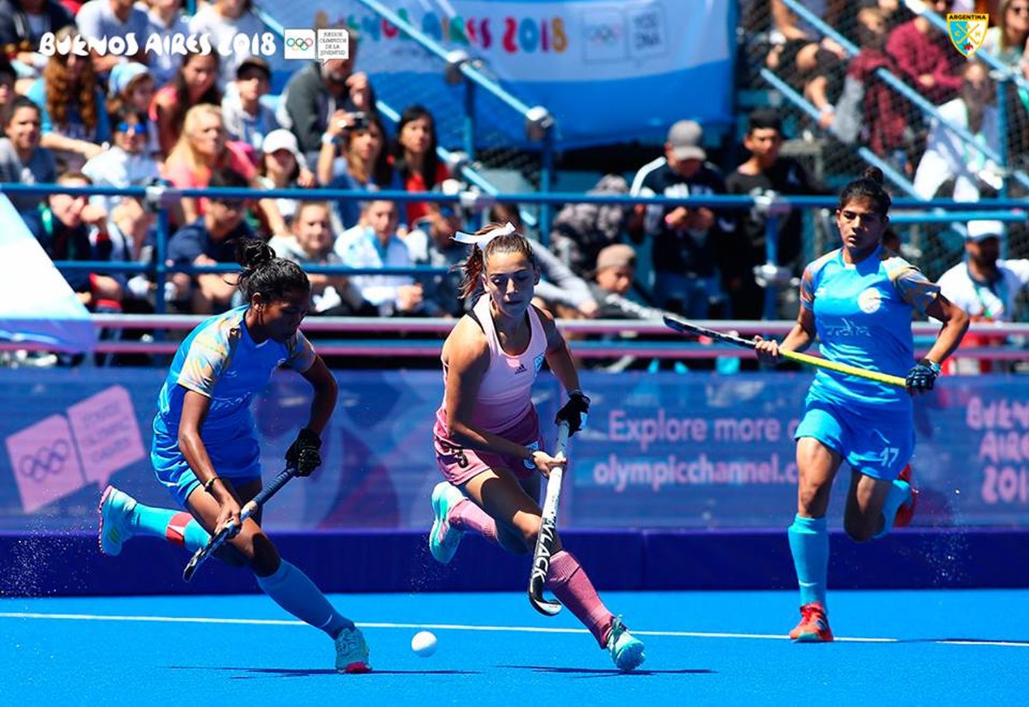 Bruggesser aportó otro gol en la victoria argentina
