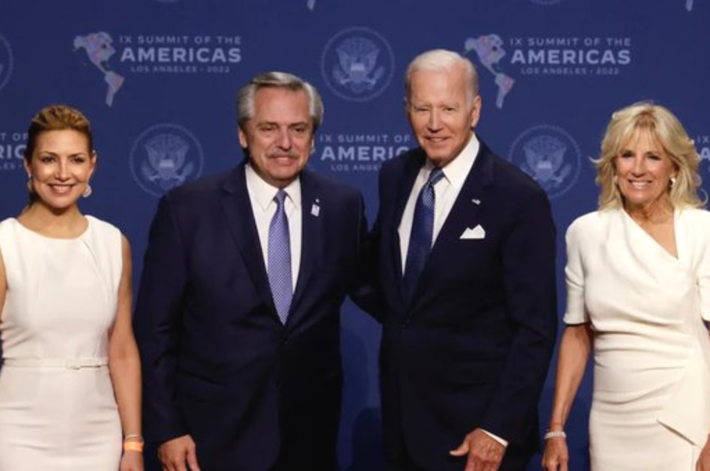 Cumbre de las Américas: Joe Biden recibió a Alberto Fernández en Los Ángeles