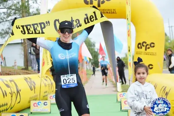 En Chajarí, Eduardo Pelichero y Ana María Brunini se quedaron con la primera fecha del duatlón