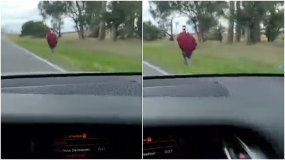 "Hay indios corriendo al lado de la ruta", la curiosa imagen que registró un vecino de Gonzáles Cháves: ¿A qué se debe?