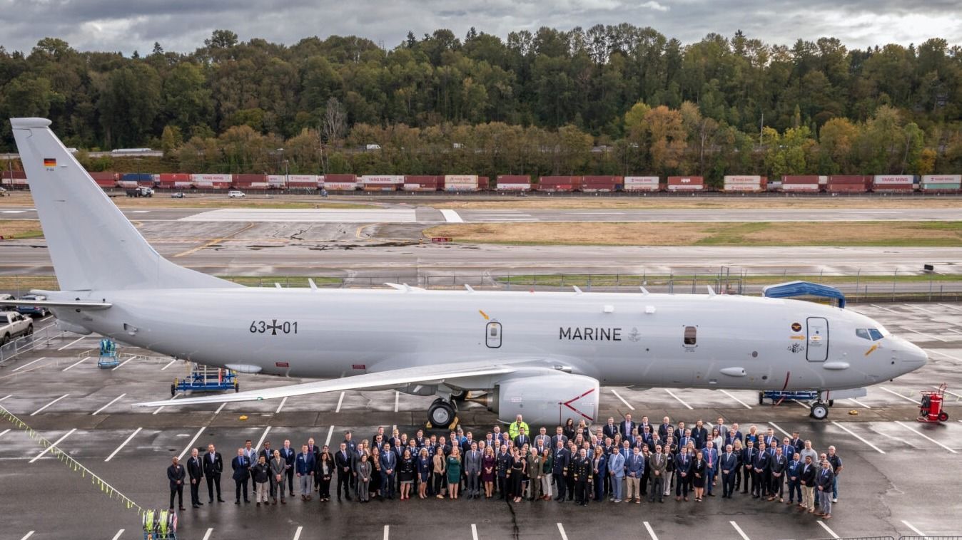 La Deutsche Marine inicia la transición a la nueva generación P-8A Poseidon con la entrega de su primera unidad. Foto: Boeing.