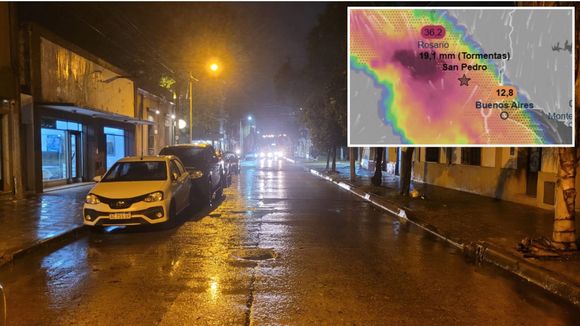 Alerta naranja: frente de tormenta para la madrugada de este sábado