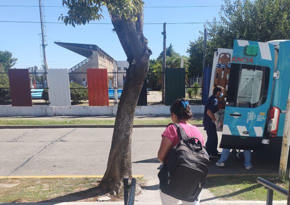 Trasladaron al chofer que se quemó en la estación de servicio a Monte Grande