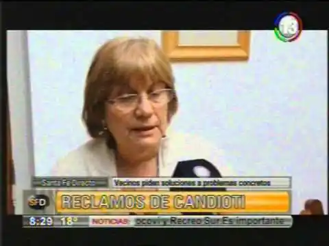 Vecinos de barrio Candioti se reunieron con los concejales