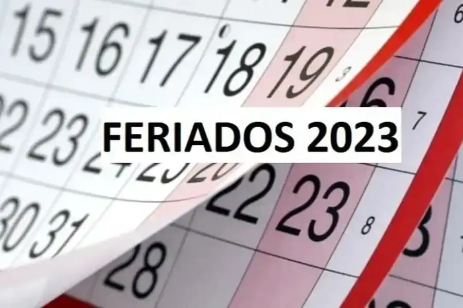Feriados 2023: el calendario completo de los feriados nacionales del año qué faltan