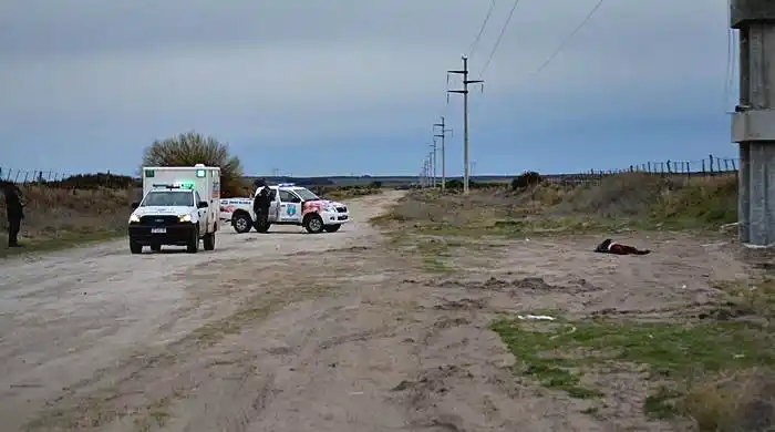 Hallan a una mujer estrangulada en un camino rural de Bahía Blanca