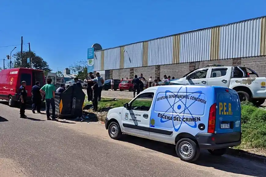 Investigan el hallazgo de un bebé muerto en Concordia: estaba en un contenedor de basura