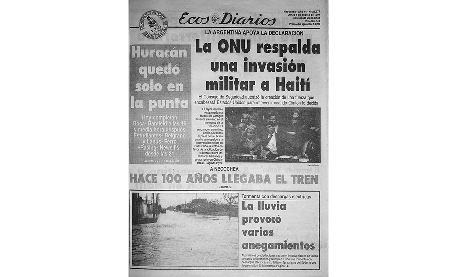 Lunes 1 de agosto 1994
