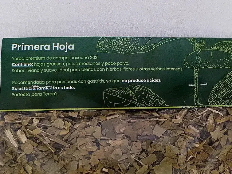 La yerba que informó la Assal.