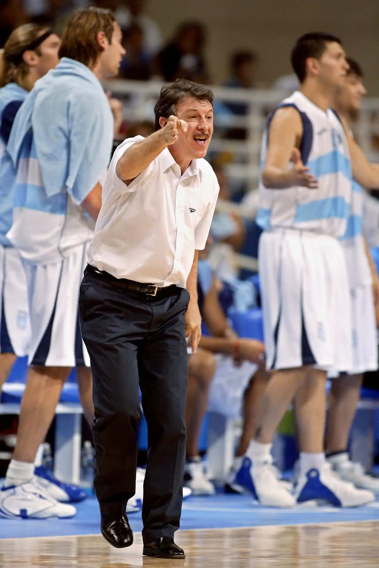 Magnano, en Atenas 2004.