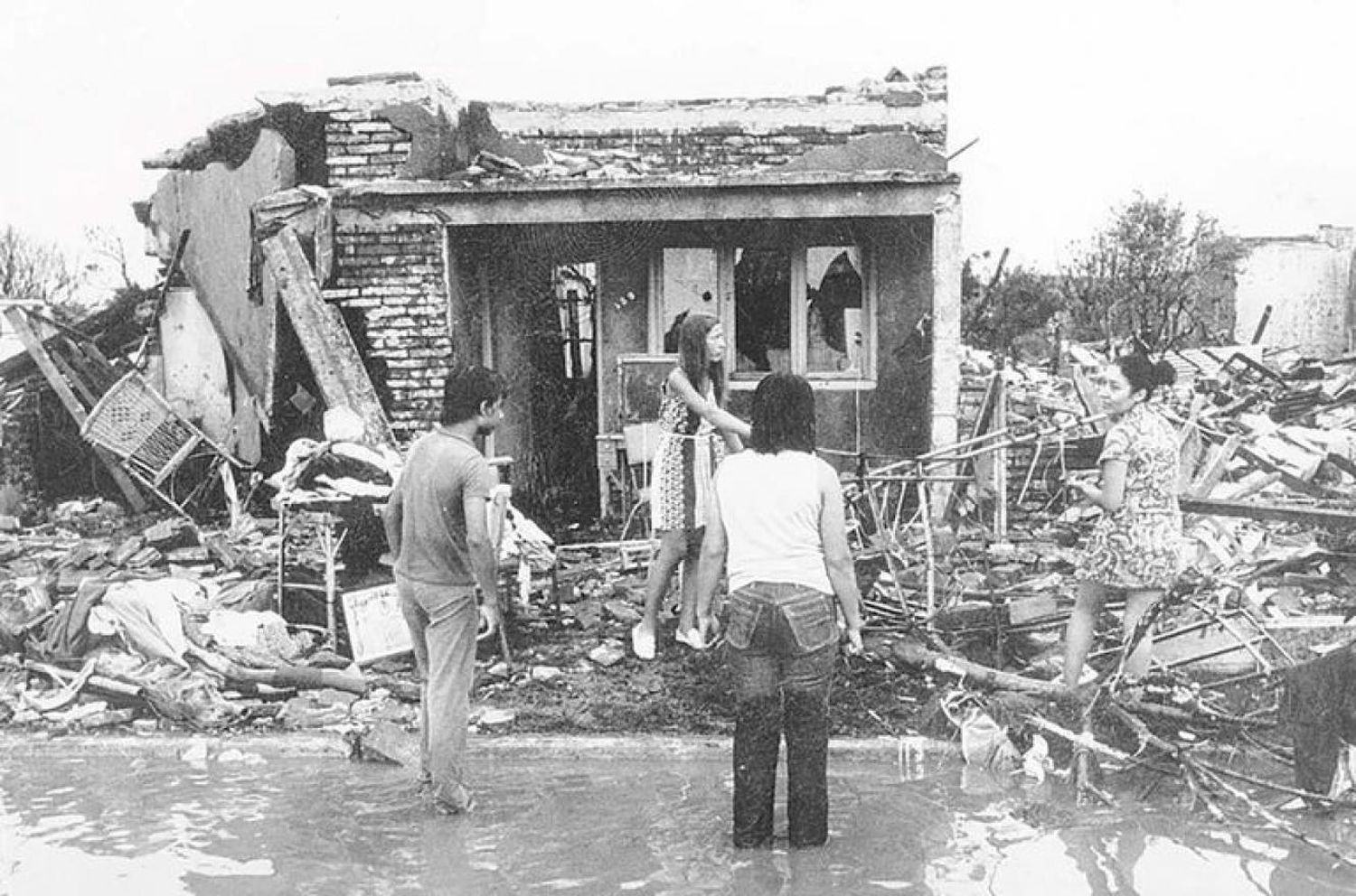 A 50 años del tornado de San Justo: “Fue como una bomba atómica, volaban vacas y camiones”