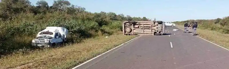 Un choque entre dos vehículos terminó con 
una mujer fallecida y dos lesionados graves