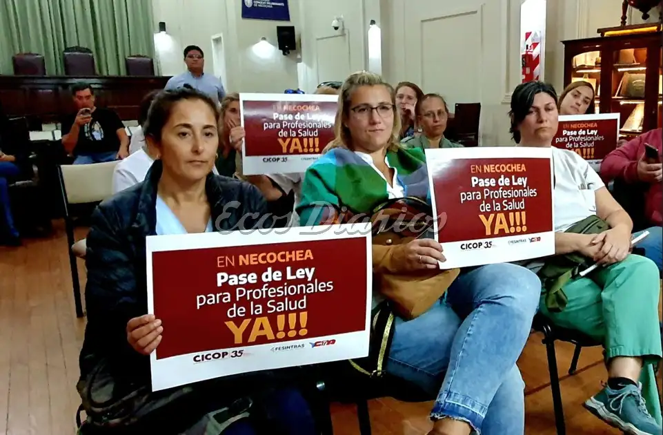 Reclamo. Con carteles