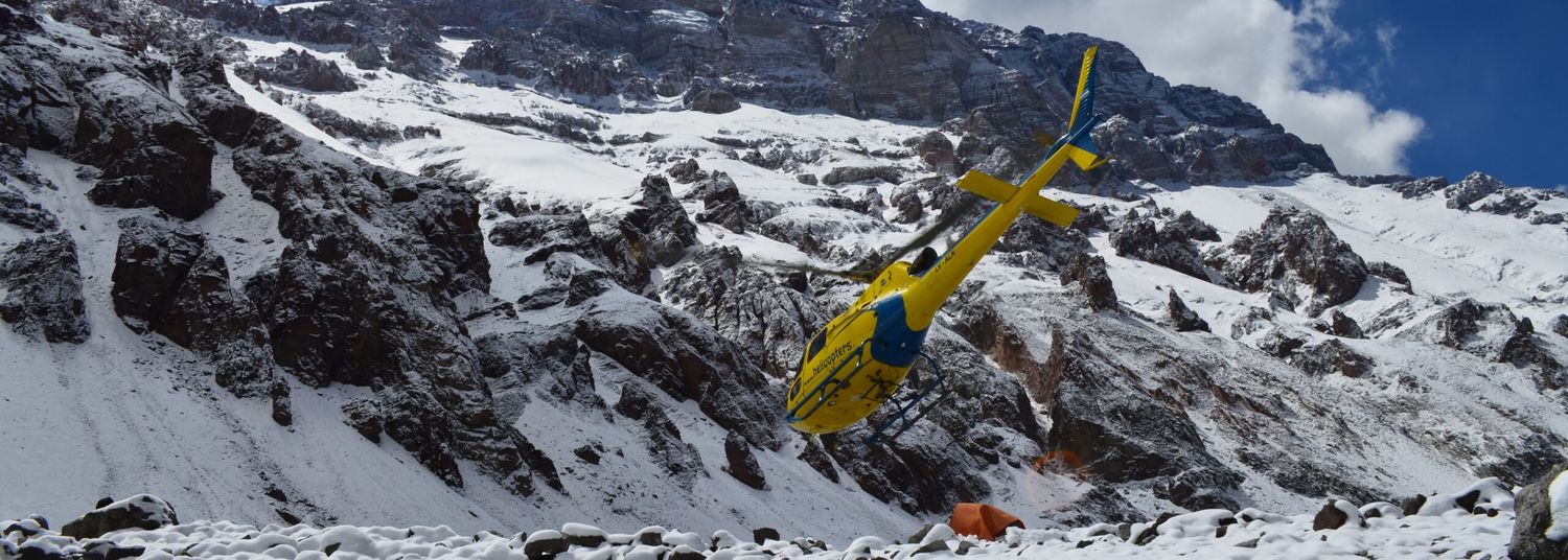 Diego Góngora, Gerente de Helicopters AR: «Hacemos de 80 a 100 rescates por año en el Aconcagua con el Airbus H125»