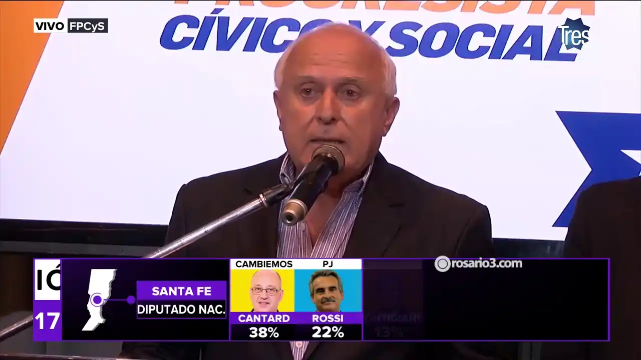 Lifschitz reconoció el triunfo de Cambiemos