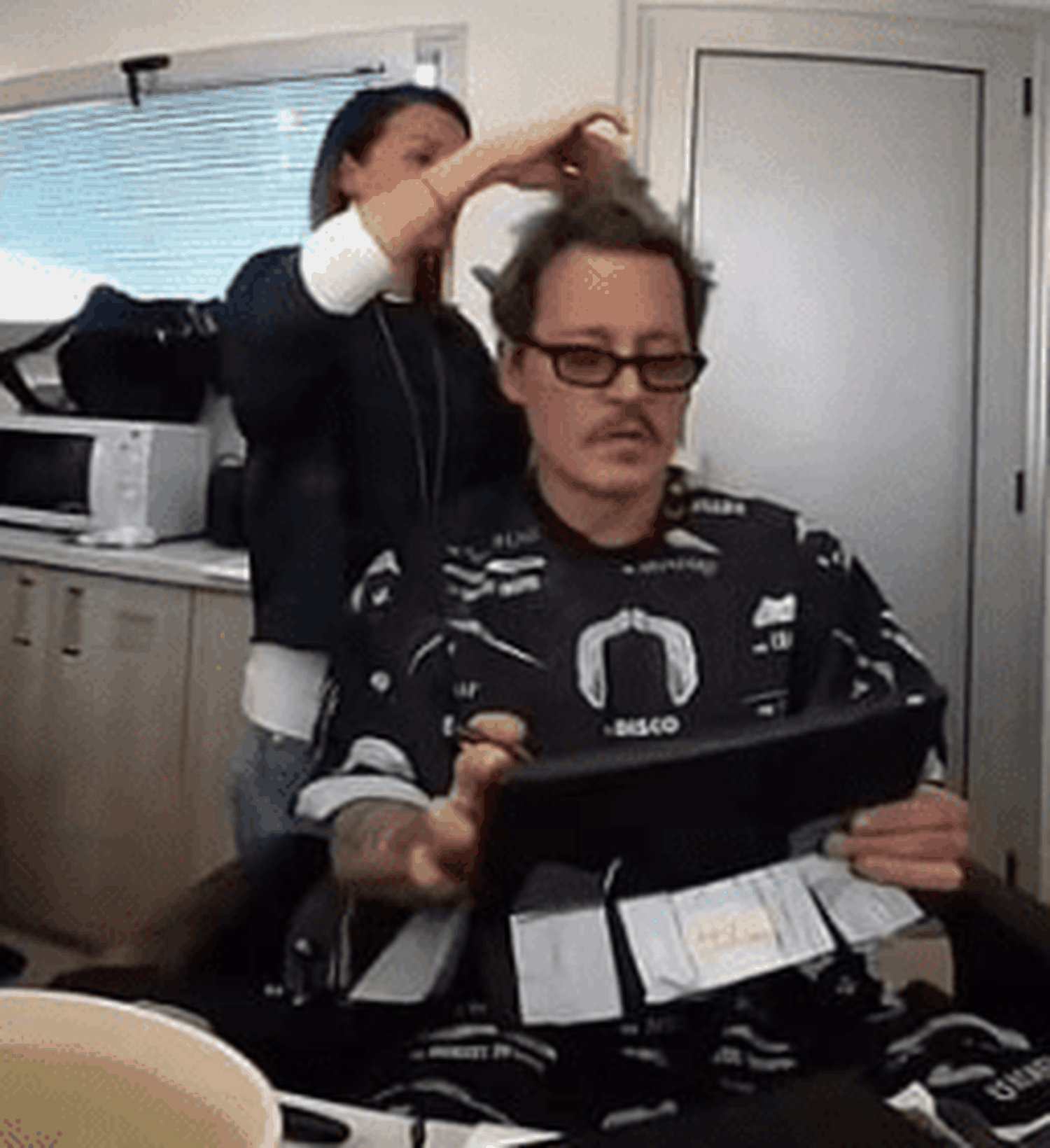 Johnny Depp aprovecha para cuidarse. Foto Instagram