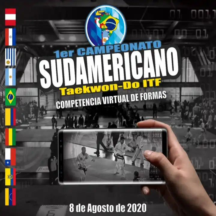 Sudamericano Virtual de Taekwondo con presencia local