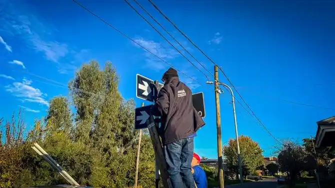 Cambia el sentido de circulación de Berutti entre Uruguay y Teodoro Bronzini