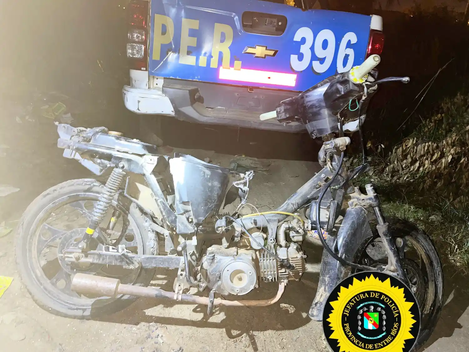 Rápida recuperación de una motocicleta robada en Concordia