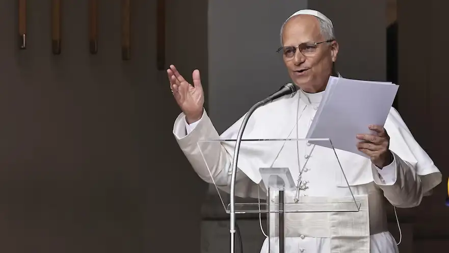 El papa León XIV.