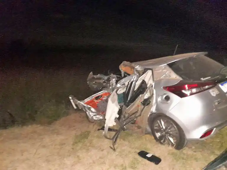 Así quedó el auto Toyota Yaris