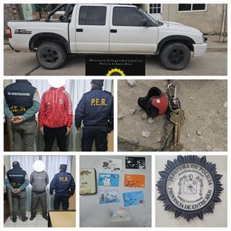 Allanamientos en Crespo permiten recuperar elementos robados y secuestrar una camioneta