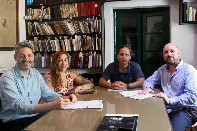 Reuniones con representantes de la OEI para gestionar iniciativas de cooperación