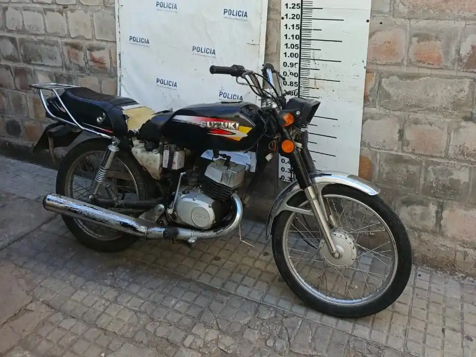 La motocicleta poseía pedido de secuestro activo.