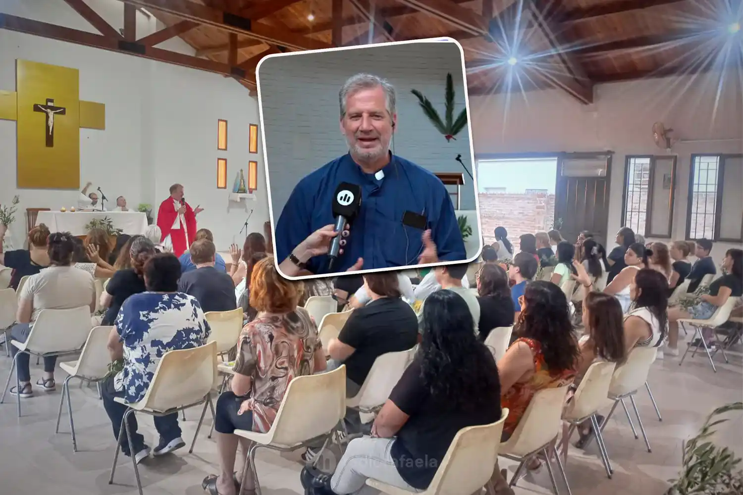 Lucas Pessot - Párroco parroquia San Pedro y Santa Josefa Rosello | Viernes Santo: la iglesia San Pedro organiza la bicicleteada de las 7 iglesias