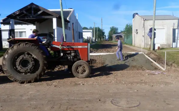 Galarza; Se construyó trampa de acceso peatonal y vehicular