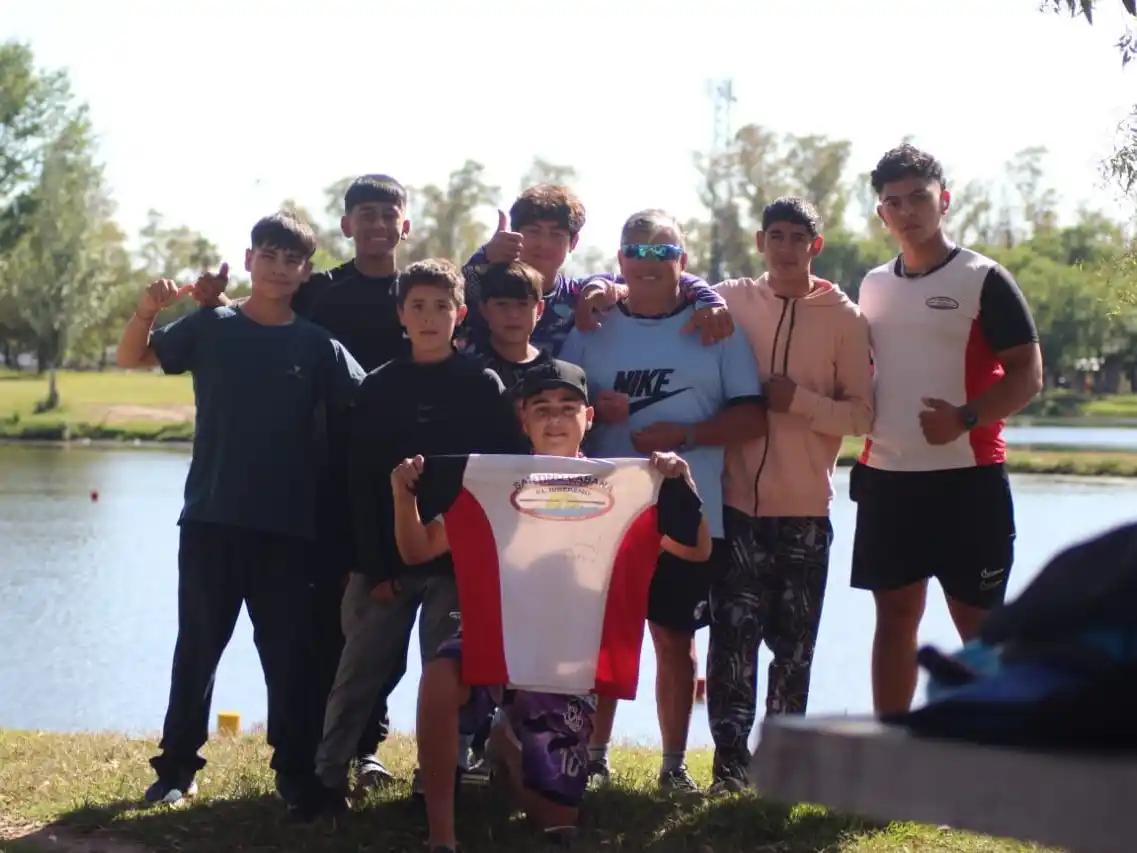 La escuela de Canotaje El Ribereño intervino en el nacional de Colón.