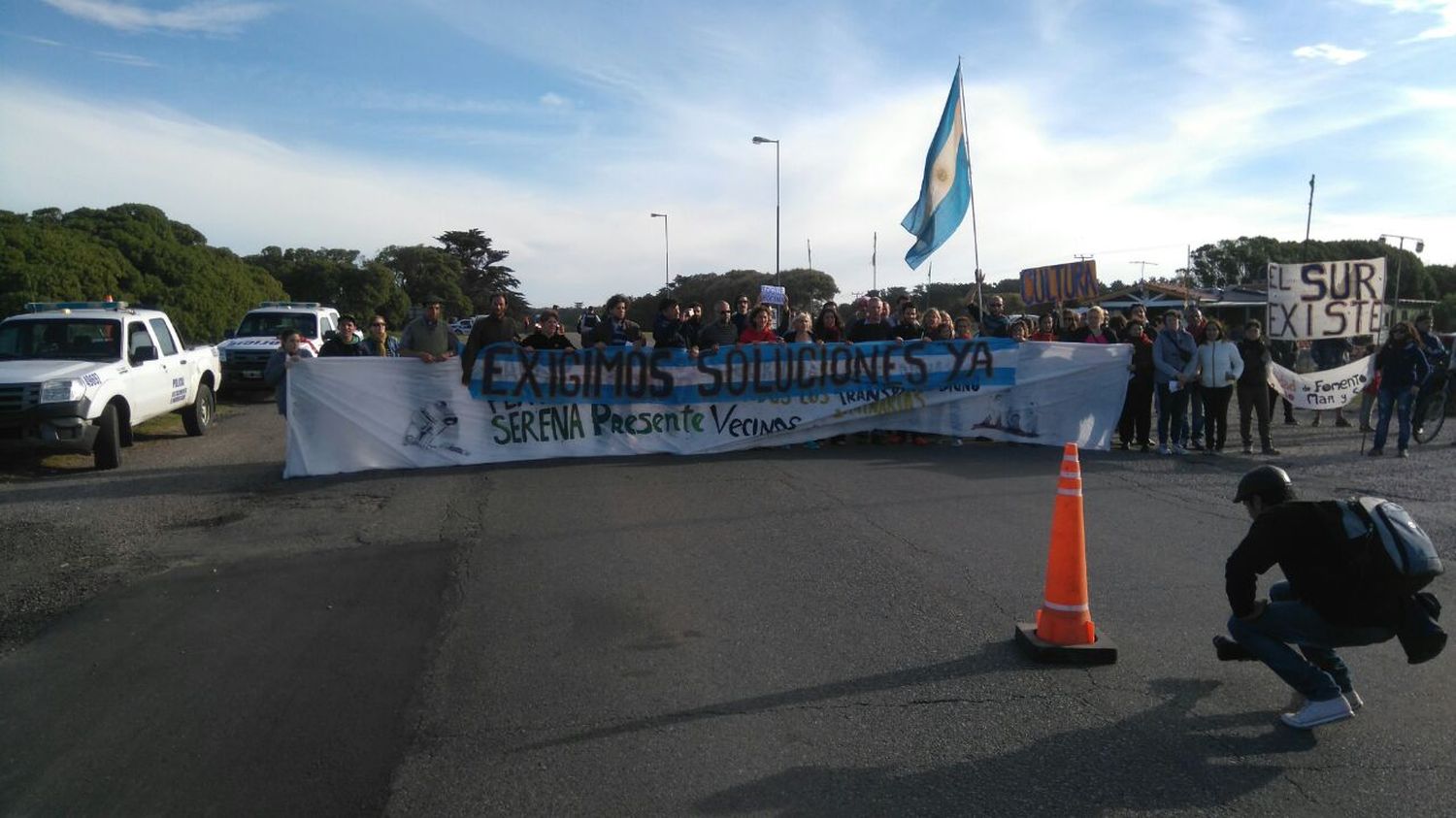 Vecinos reclamaron por el estado de las calles
