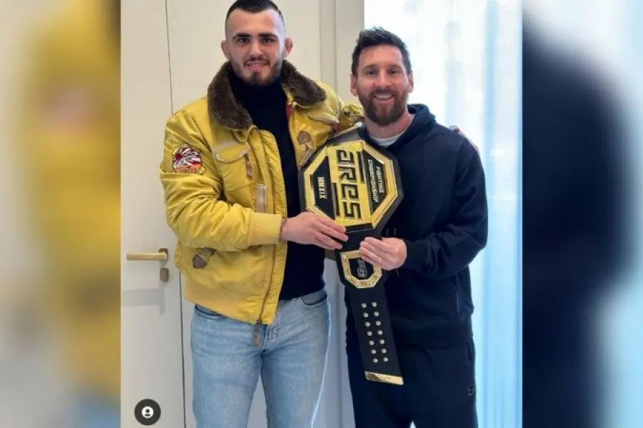 Quién es el campeón argentino de artes marciales al que Messi recibió en su casa en París
